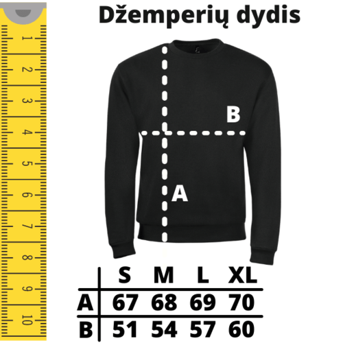 Džemperiai poroms su užrašu Kartu nuo 2019