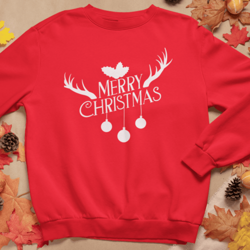 Merry christmas - Kalėdinis džemperis su užrašu