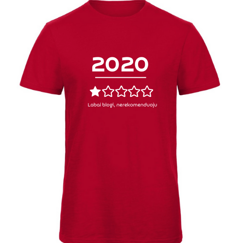 Kalėdiniai marškinėliai 2020 labai blogi, nerekomenduoju