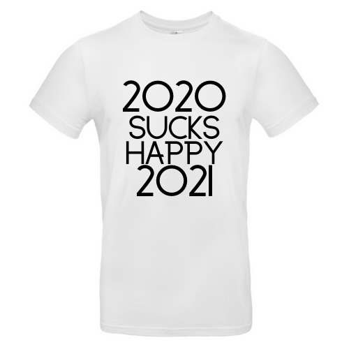 Kalėdiniai marškinėliai 2020 sucks, happy 2021